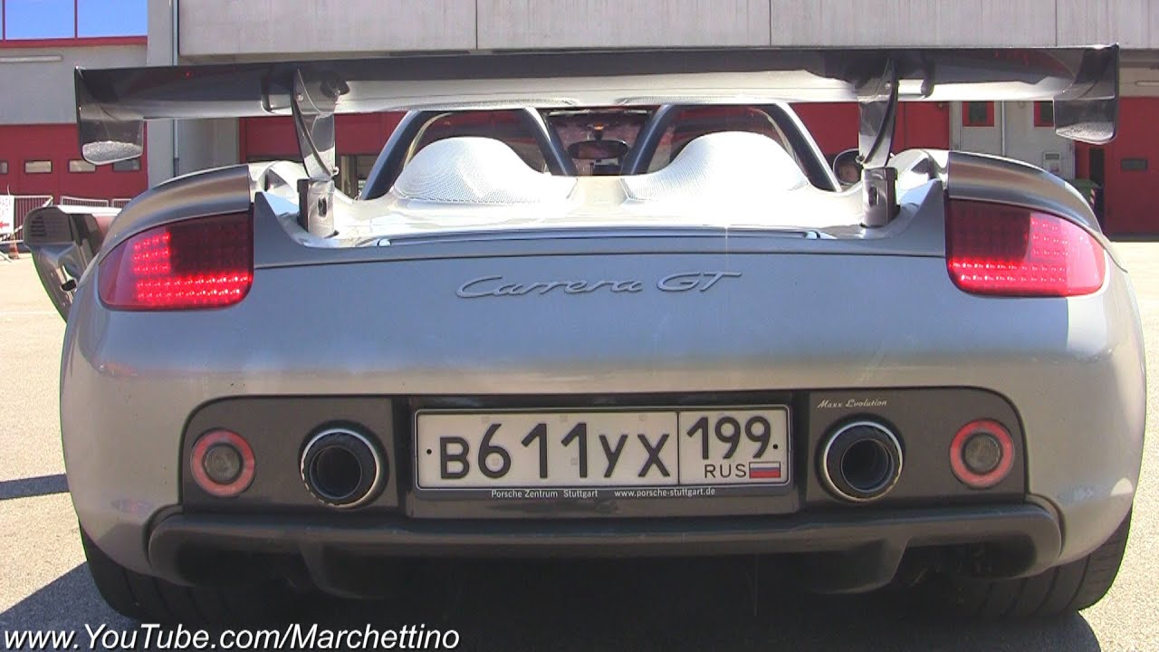 770hp Porsche Carrera GT Straight Pipes BRUTAL Sound!