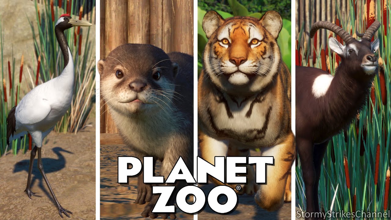 The 130 ANIMALS in Planet Zoo When DLC Wetlands Pack 2022 was Released