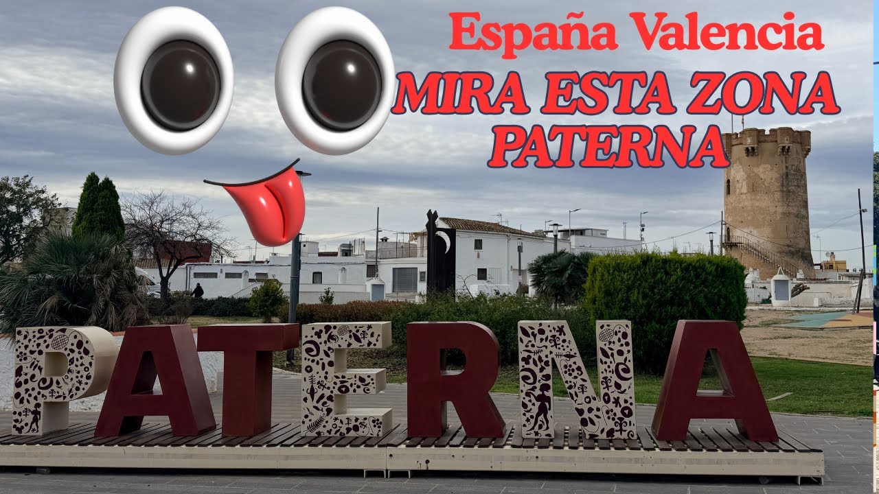 Así es PATERNA recorrido por este hermoso Pueblo cerca de Valencia Capital Esto enamora a cualquiera
