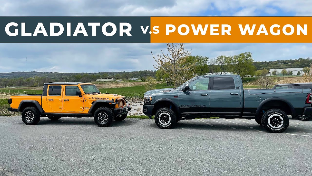 2021 Jeep Gladiator Mojave vs 2021 Power Wagon