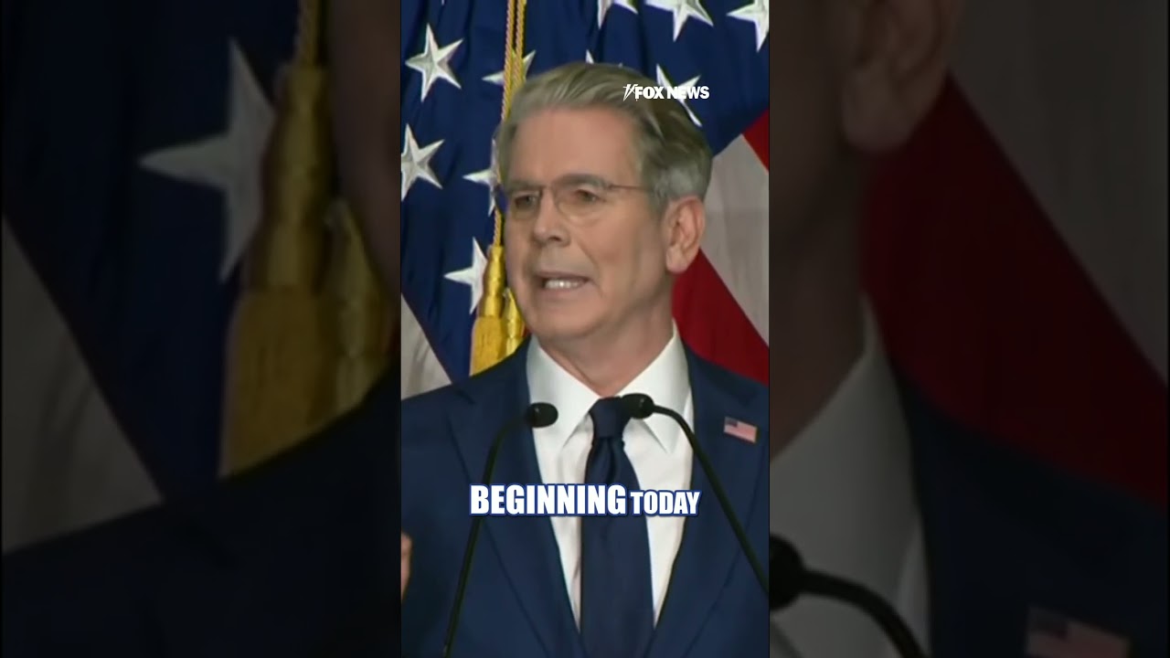 BREAKING: Bessent announces OPERATION ECONOMIC OUTCAST #shorts #Iran #us #foxnews #breakingnews