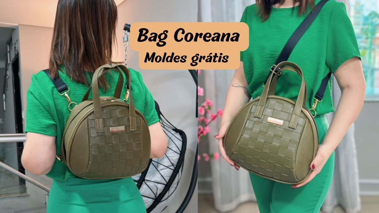 BAG COREANA - moldes grátis