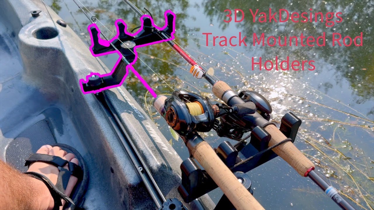 The Ultimate 3D-Printed Track Mounted Rod Holders #rodholder #trackmountedrodholder #rodstager
