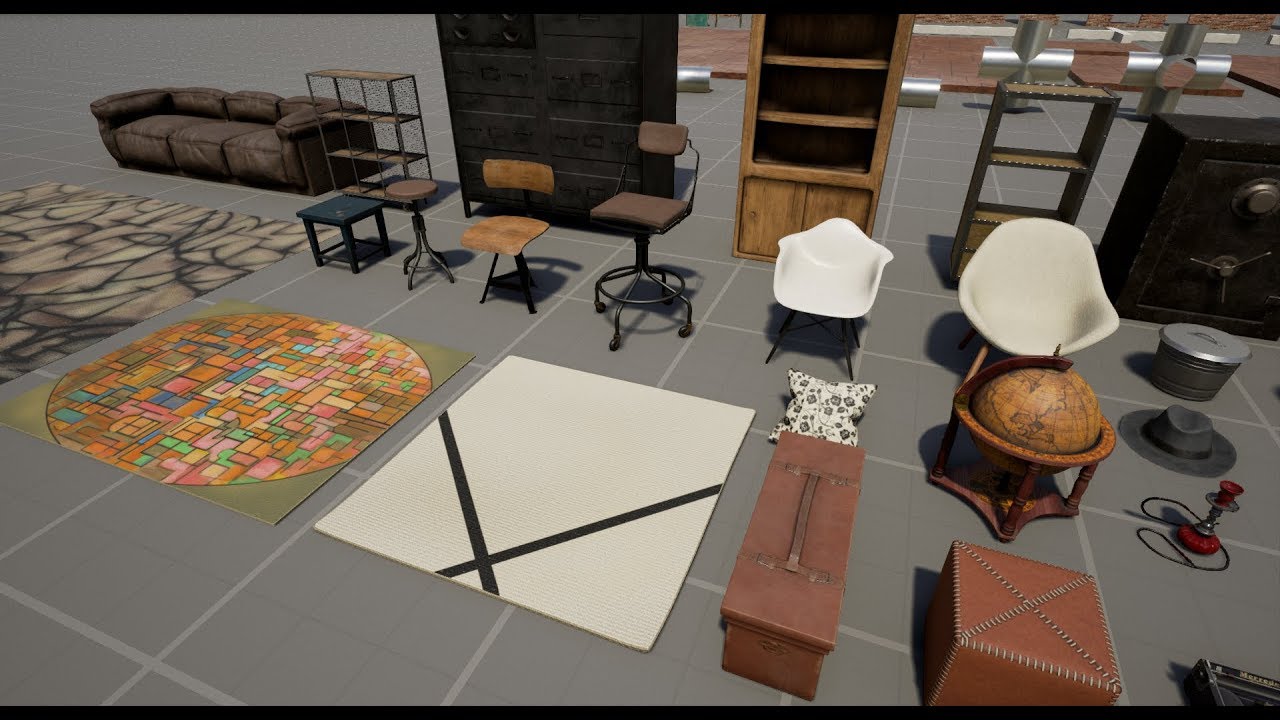 Laboratory interior-studio in loft style Overview