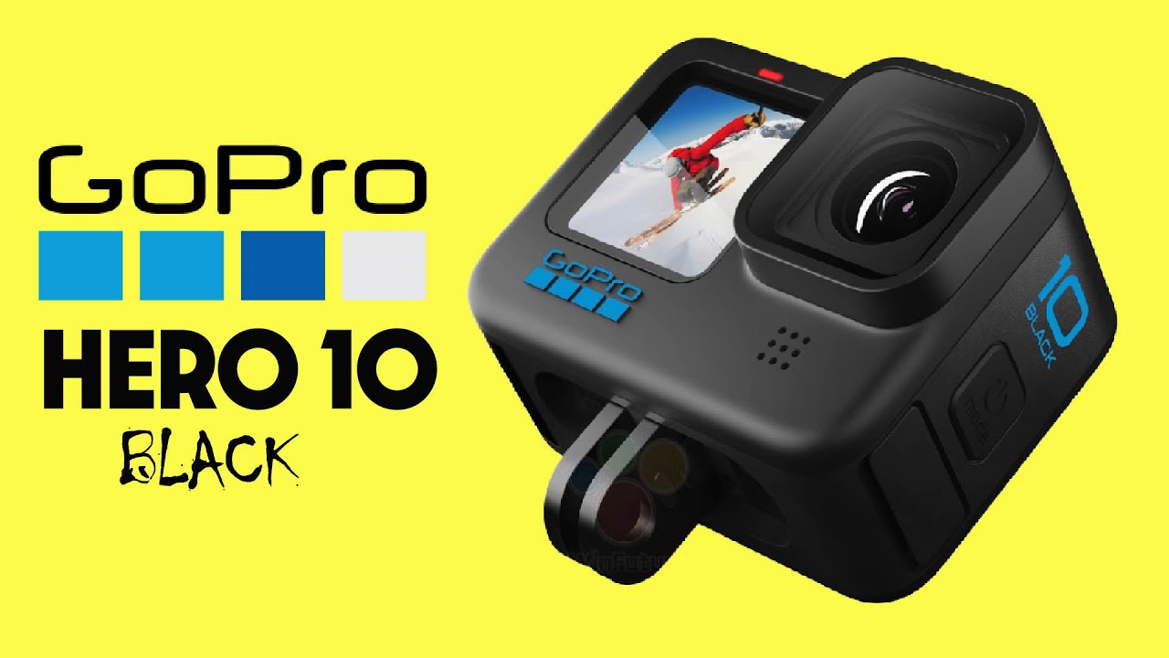 GO PRO HERO 10 BLACK - Specs 5.3k 60 / 4K 120 / 23mp / hypersmooth 4.0