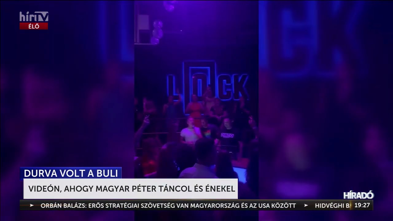 Videón, ahogy Magyar Péter táncol és énekel - HírTV