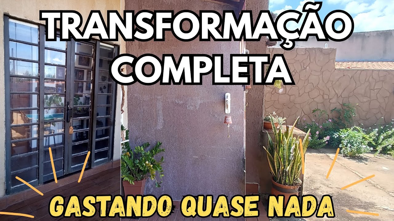 TRANSFORMEI MINHA VARANDA COM MUITA REUTILIZAÇÃO e ECONOMIA - DIY 