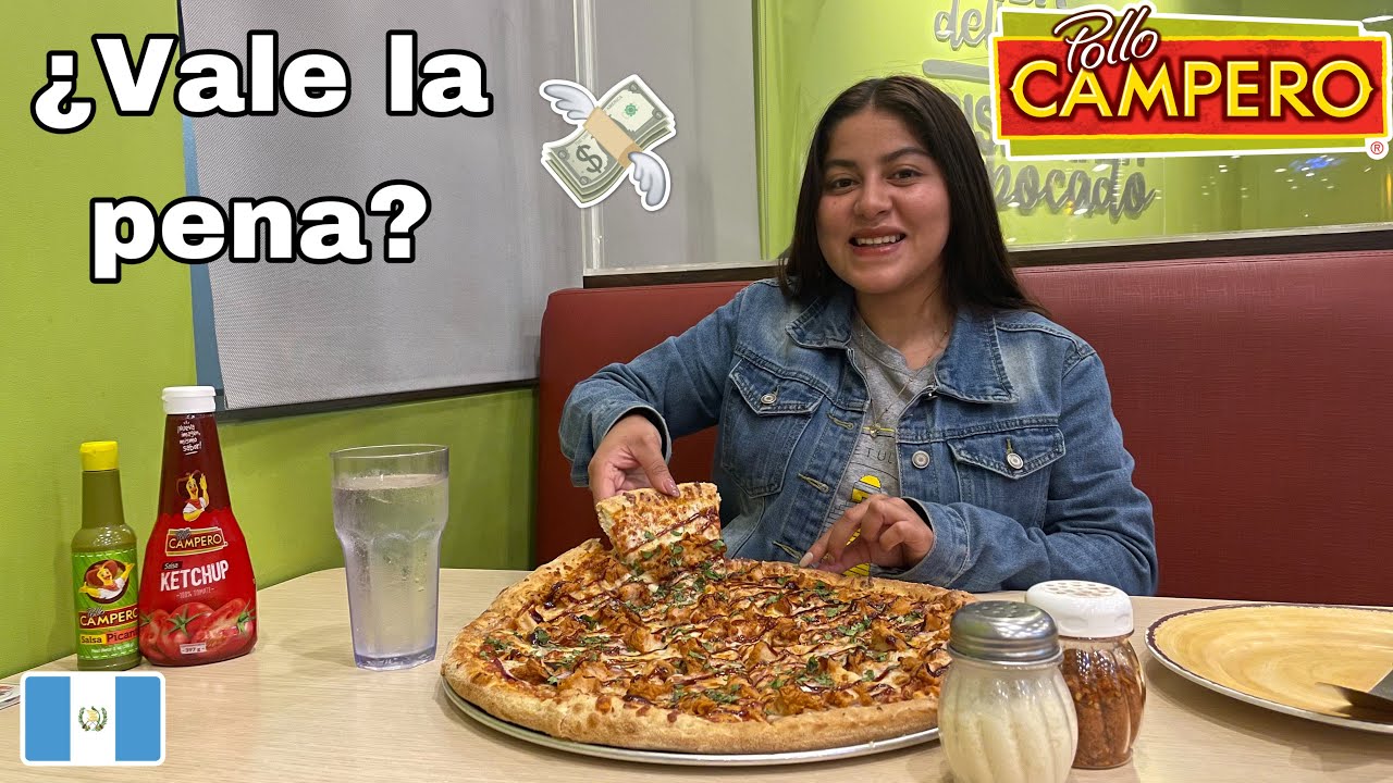 Así es la NUEVA PIZZA del POLLO CAMPERO en CIUDAD de GUATEMALA, Zona 1 🇬🇹 VIDEO 4K | Celinaz