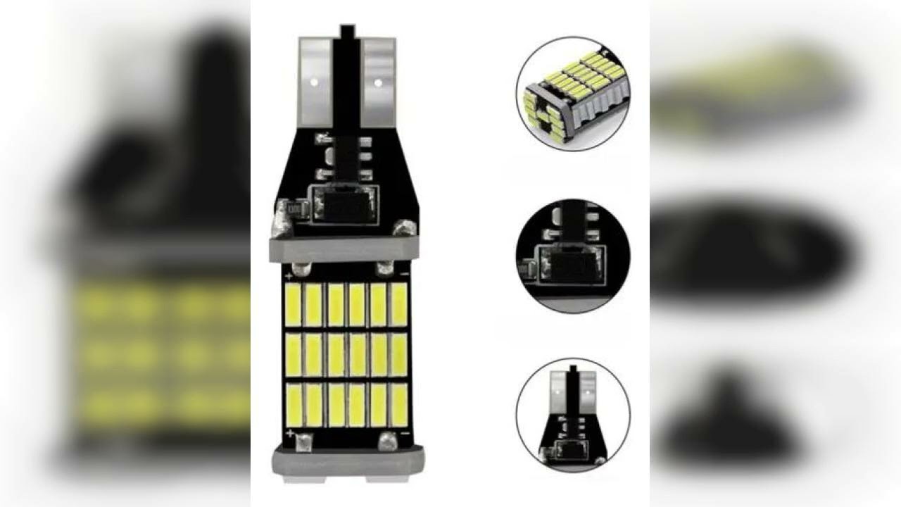 Review: Kit 2 Lampada T15 45 Led Cambus Canceller W16w Atacado T15 - Branco