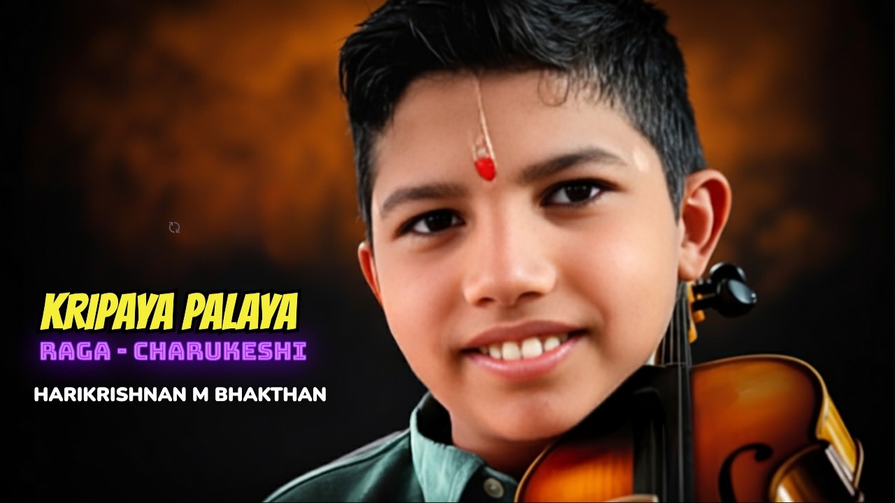 MAGICAL Violin Performance in Raga Charukeshi by Harikrishnan M Bhakthan