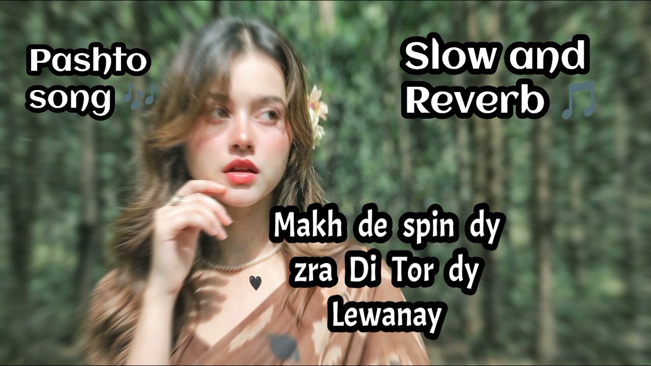 Makh Di Spin Dy Zra🖤 Di Tor Dy | Pashto Slow + Reverb | Lewanay Stha Zwani Da Khyal Dy 