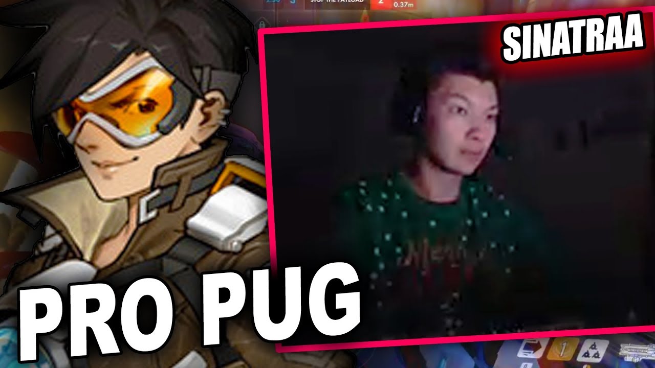 SINATRAA Tracer on Gibraltar | Sinatraa, xQc, Mangachu, Jake, Boink, Bani | (OWL Pro Pug)