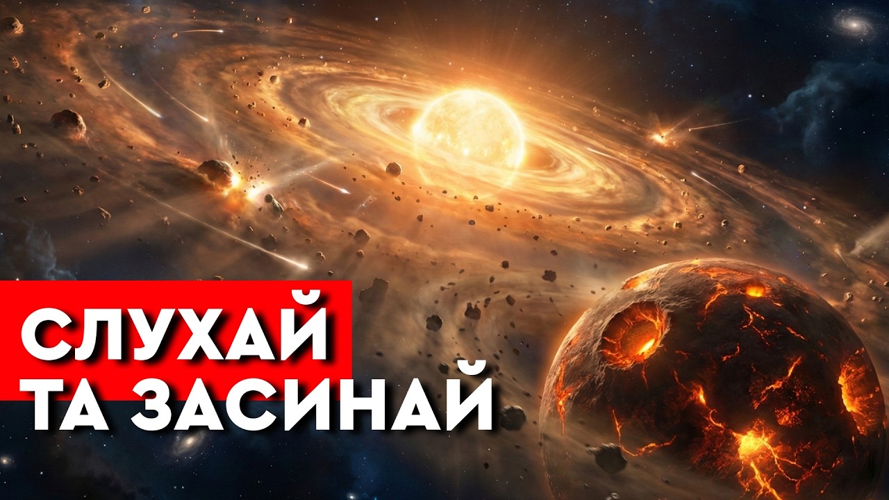 Як з пилу та газу сформувалася планета? СПОКІЙНА ЛЕКЦІЯ ДЛЯ СНУ