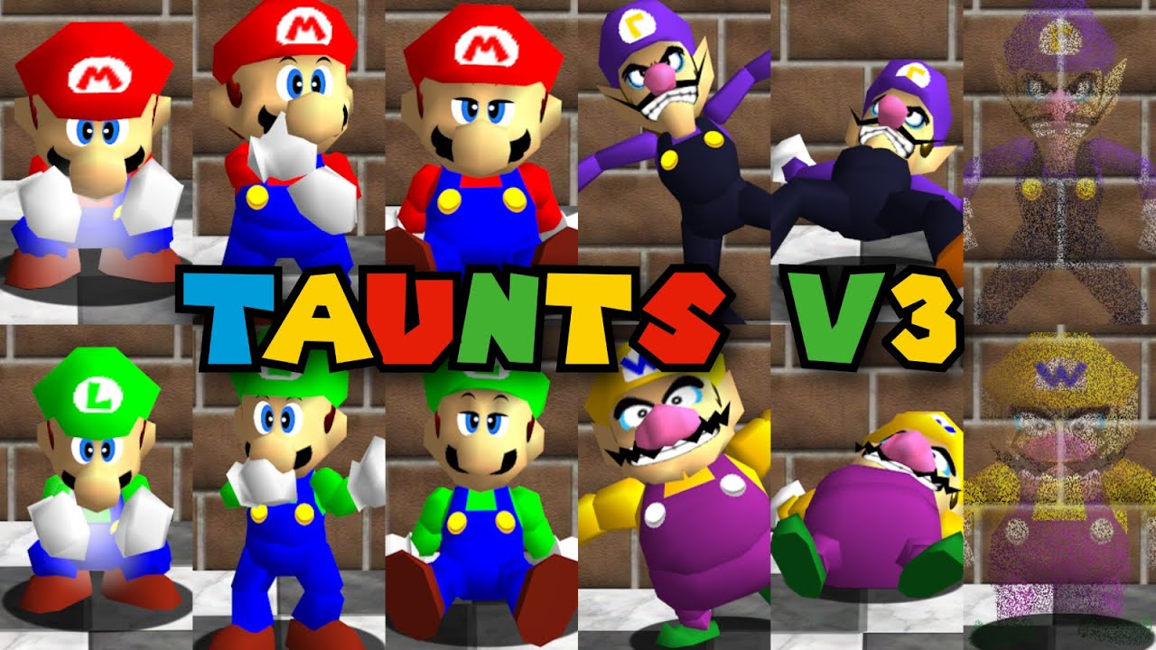 Super Mario 64 Coop DX - Taunts v3