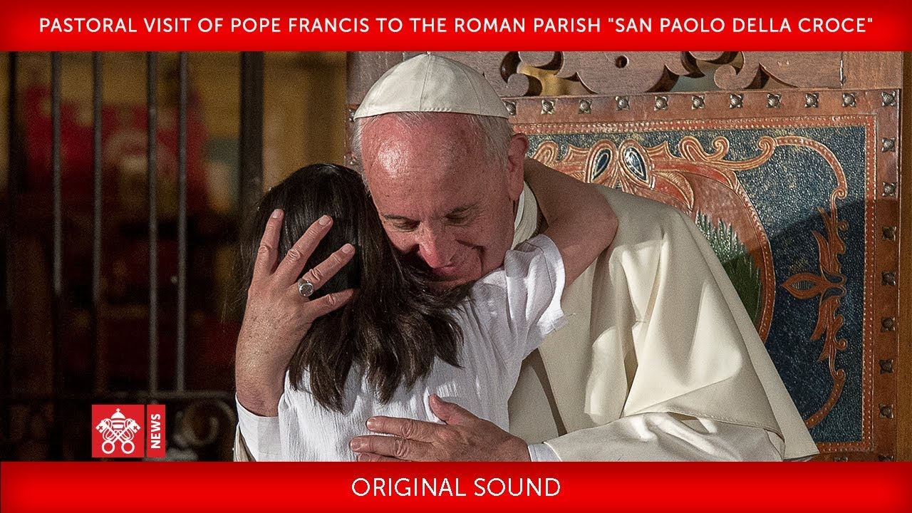 Pope Francis-Pastoral visit to the Roman parish 