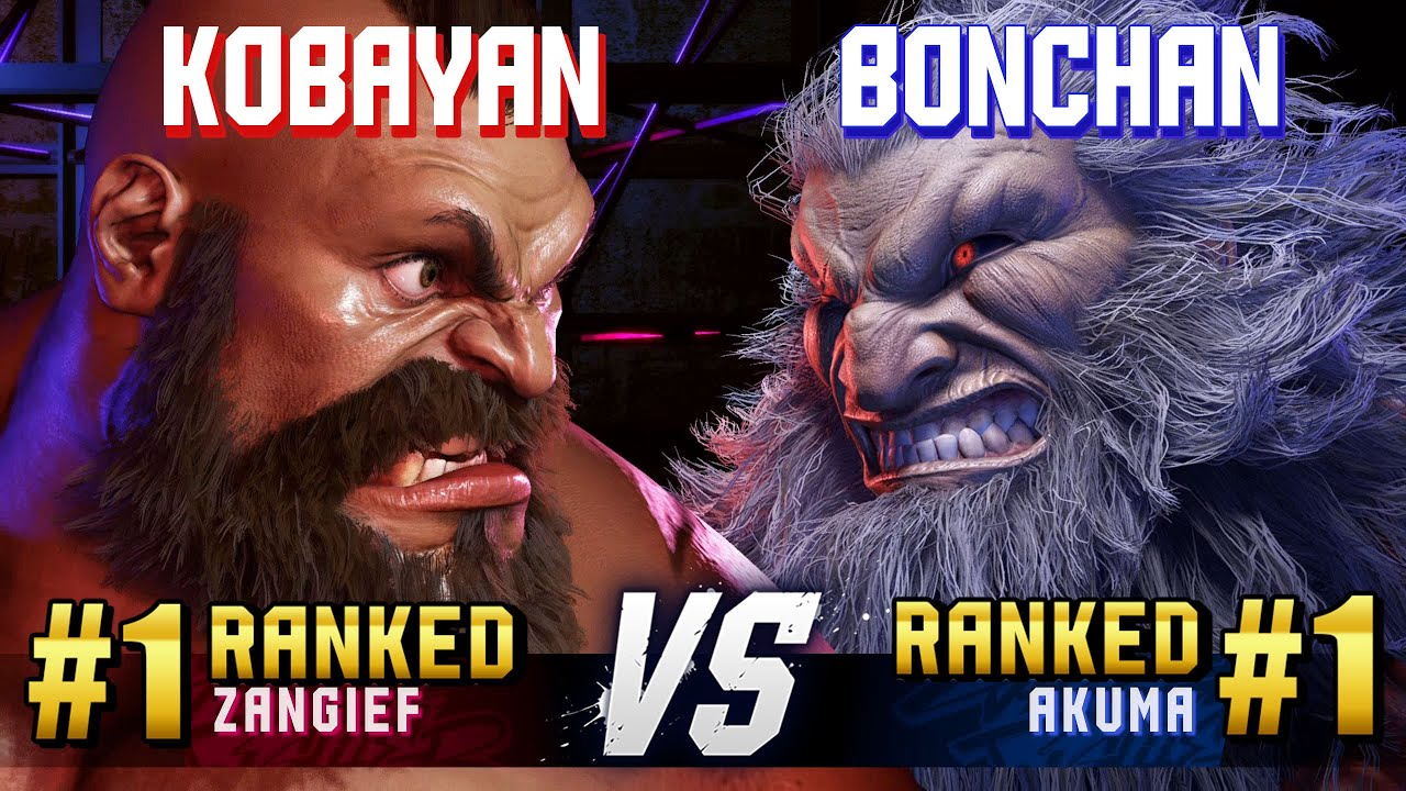 SF6 ▰ KOBAYAN (#1 Ranked Zangief) vs BONCHAN (#1 Ranked Akuma) ▰ High Level Gameplay