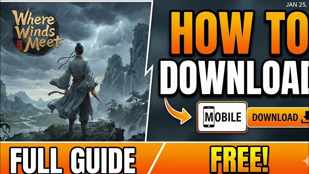 How to download - Where winds meet - Onlline multiplayer game - 4k graphics - EveryGameTry 