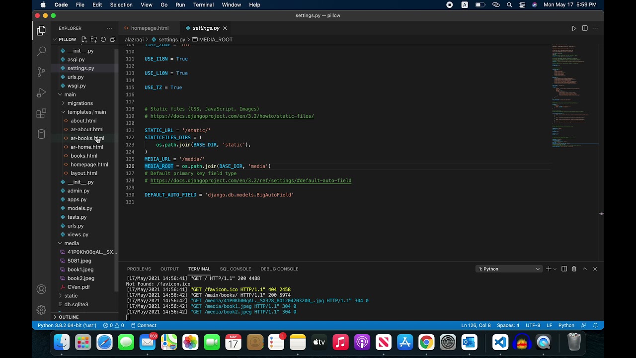 Django | how to use ImageField without pillow