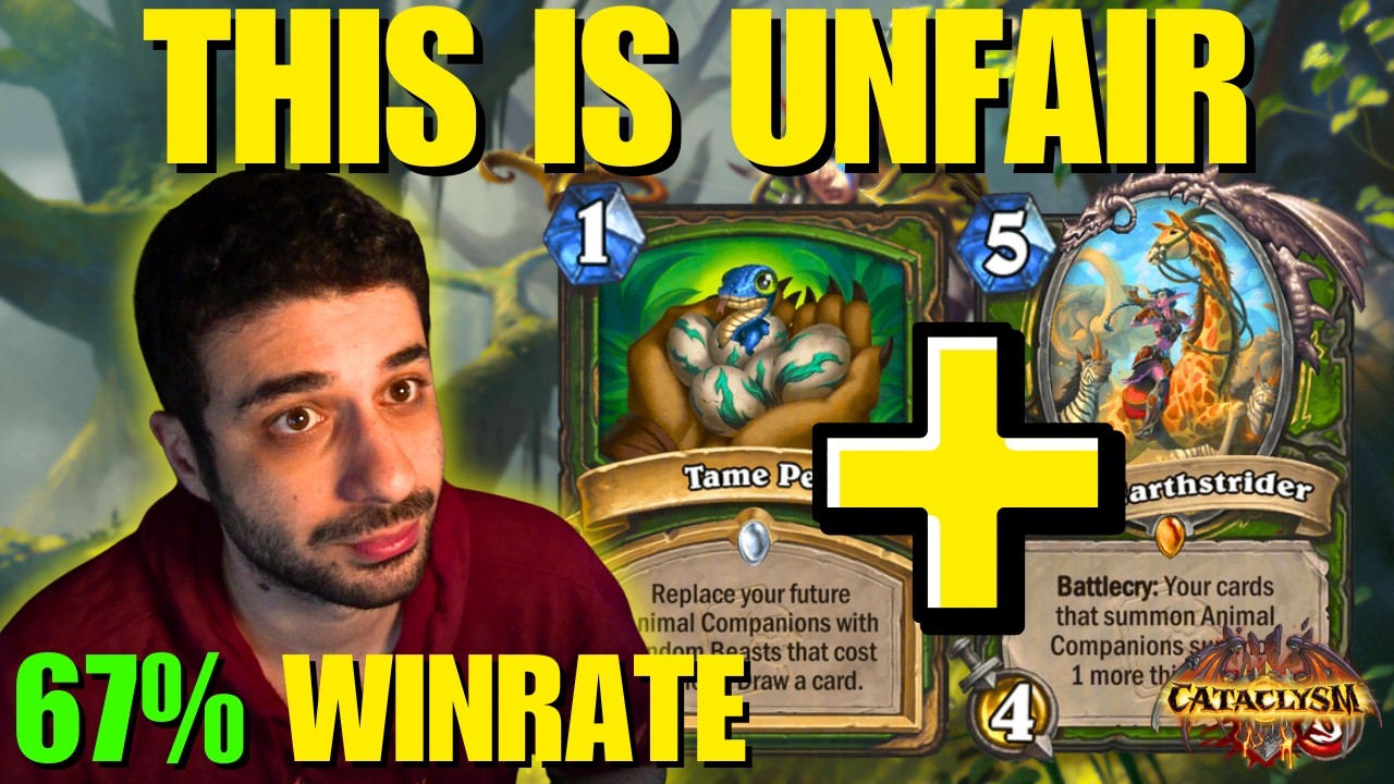 Обзор колоды &laquo;Компаньон Хант&raquo; с винрейтом 67% + Геймплей | Топ-300 Hearthstone Cataclysm