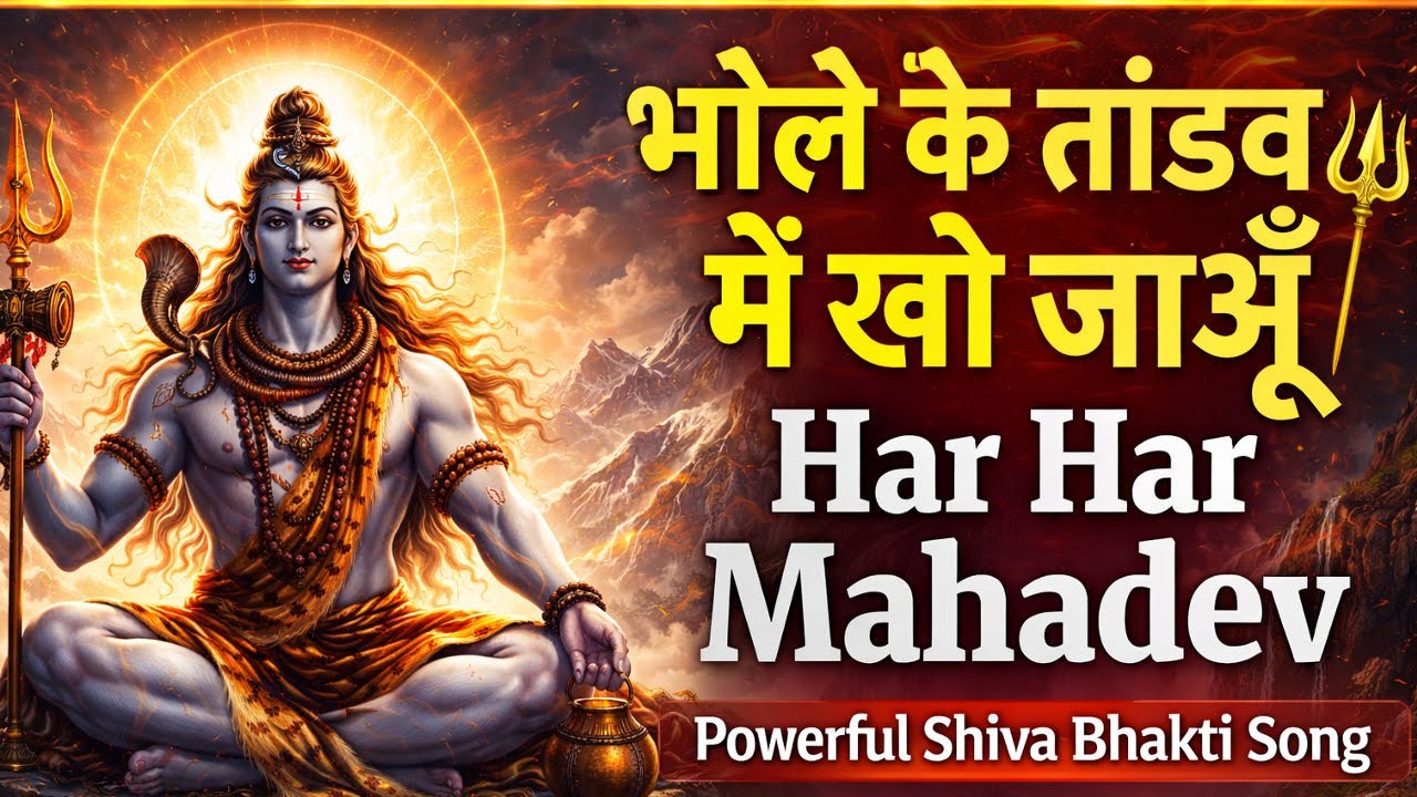 भोले के तांडव में खो जाऊँ 🔱 | Har Har Mahadev | Powerful Shiva Bhakti Song | Mahakal Song 2026