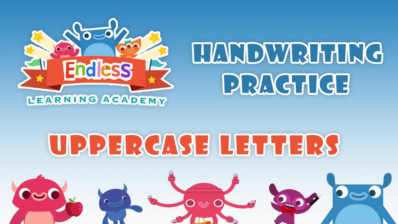 Endless Learning Academy - Handwriting Practice #1 - Uppercase Letters | Originator Games