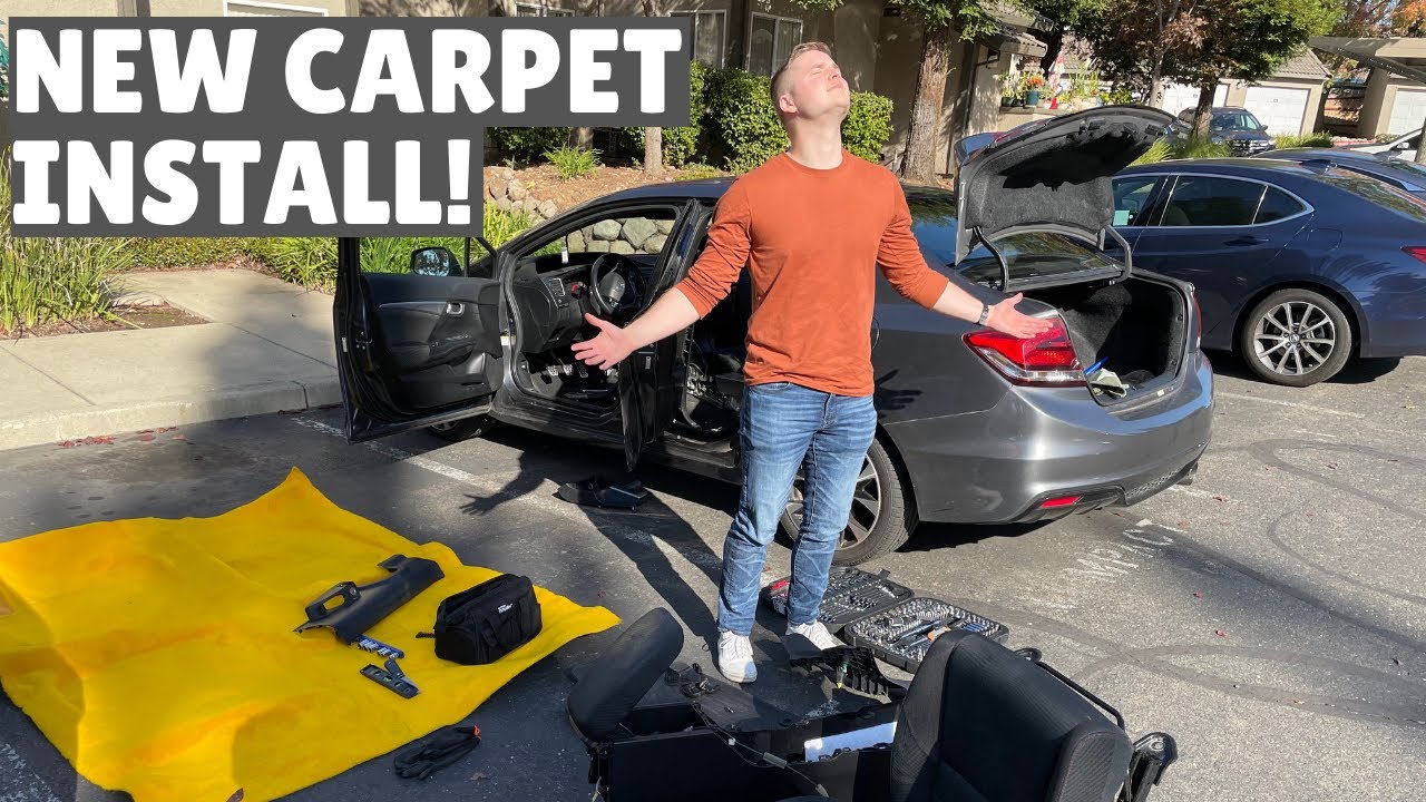 NEW CARPET FOR MY 9TH GEN CIVIC SI!