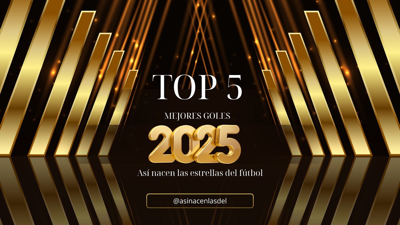 🏆TOP 5 Mejores Goles de As&iacute; nacen las estrellas del f&uacute;tbol 2025.