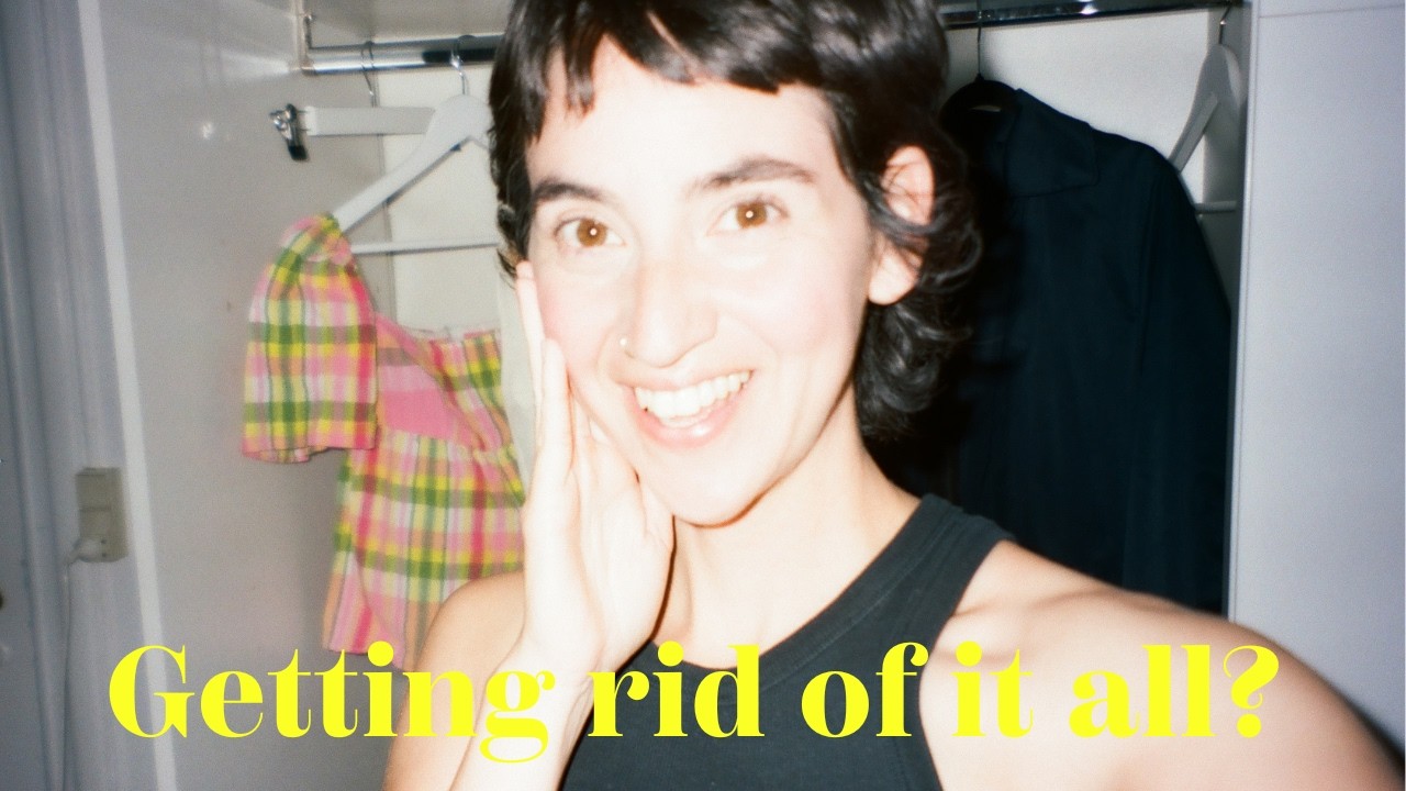 Decluttering my wardrobe to prepare for fall 2025 (Marie Kondo style)