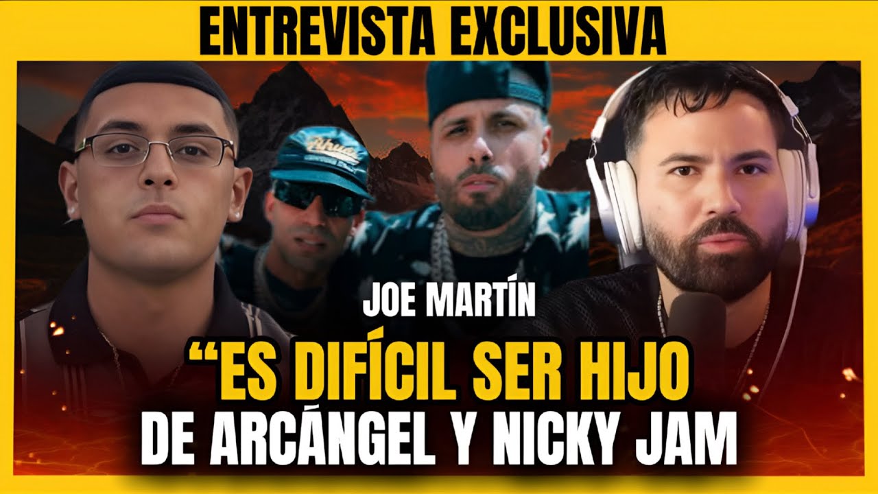 Entrevista a Joe Martin: Sus padres Arcángel y Nicky Jam/ El stream / Su vida y más ..