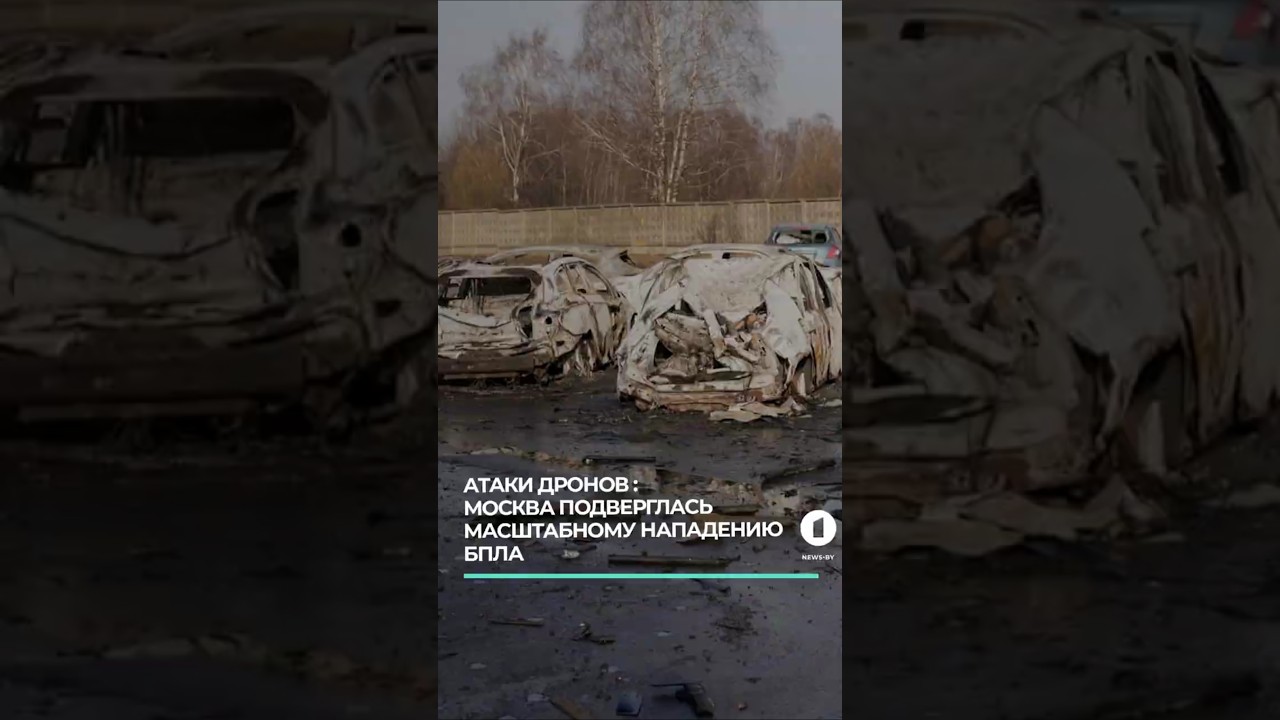 Москва подверглась самой масштабной за год атаке украинских беспилотников  #масштабнаяатака