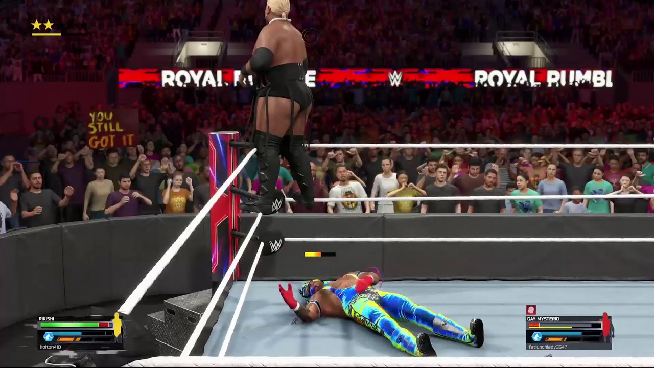 Rikishi versus Rey Mysterio.