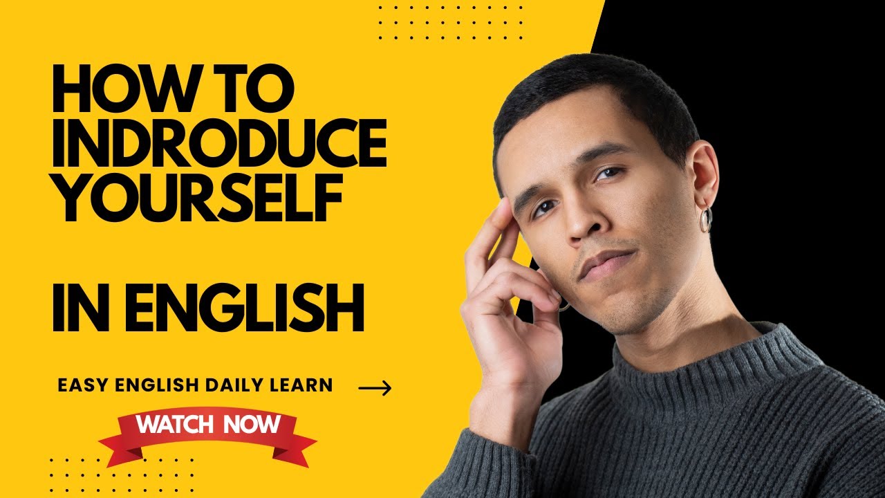 How to Introduce Yourself in English | English Conversation for Beginners