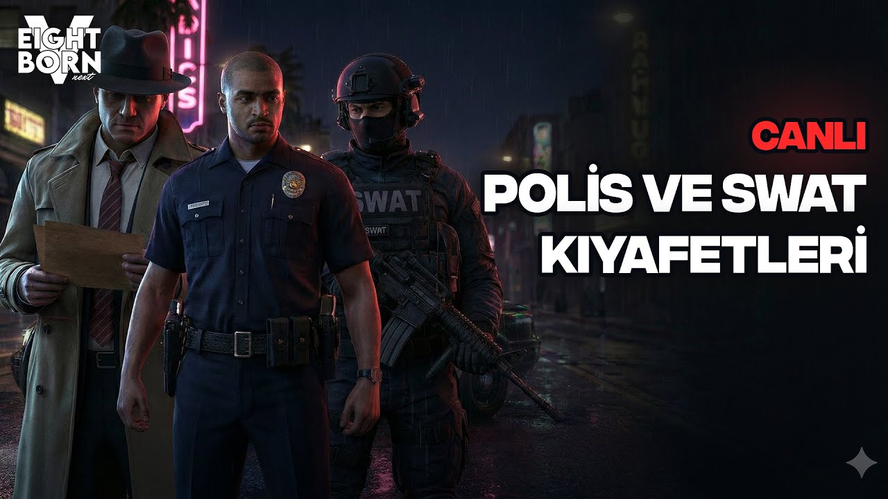 POLİS-SWAT KIYAFETLERİ, KOMBİN ZAMANI | EightbornV | K. Çavuş Harper | LSPD !dc !eightbornv