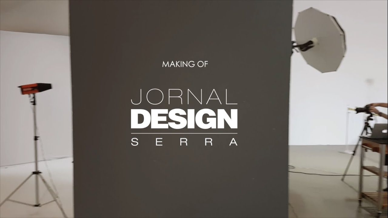 Making of capa Jornal Design Serra