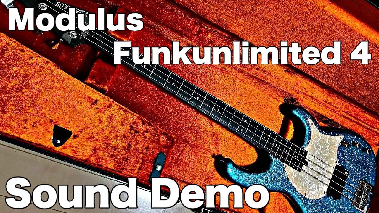 【FB4】Modulus Funk unlimited4 Sound Demo【ライン取り、エフェクター＆プラグイン無し】