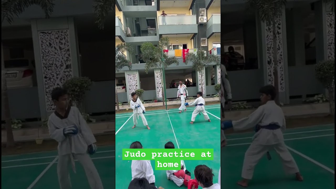 Judo practice at home #trending #trendingvideo #videoviral #viralvideo #trendingsection