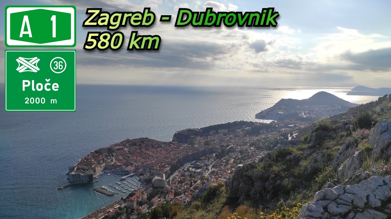 Autocesta i polazak u Dubrovnik, prvi more. (1 dan)