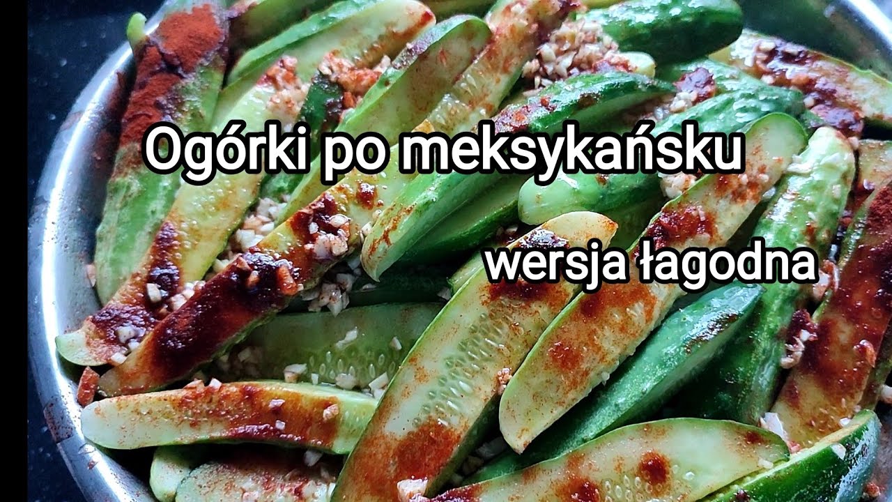 Ogórki po meksykańsku - wersja łagodna.