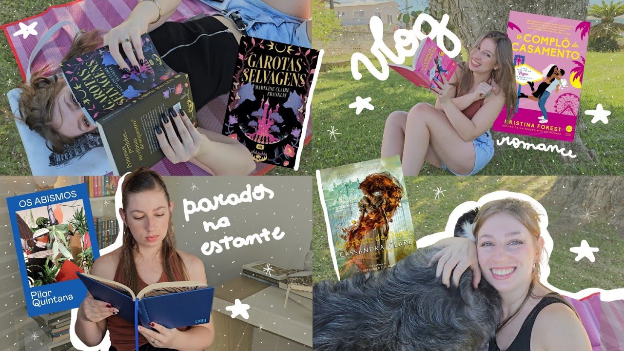 lendo os livros encalhados das minhas estantes | vlog de leitura