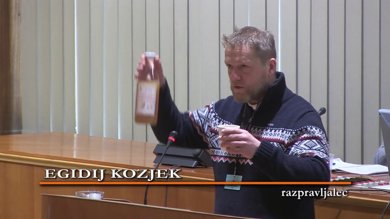 Kozjek Egidij na posvetu Ekološko kmetovanje za bolj zdravo življenje, 27. 02. 2018