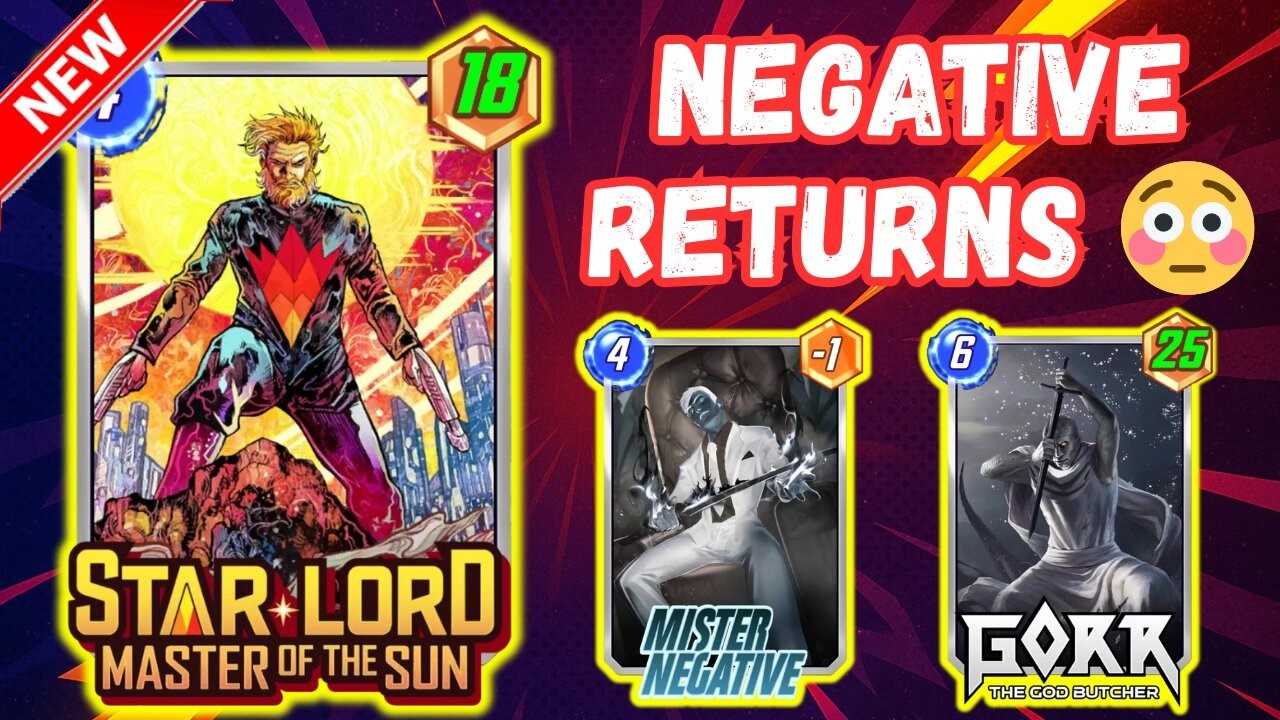 Oh No… Star-Lord Brought Back Mister Negative 😳 [Marvel Snap] #marvelsnap