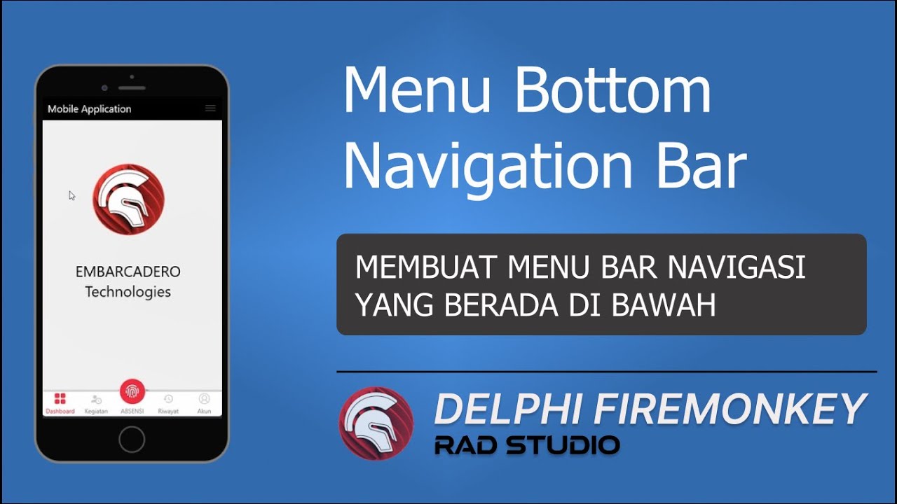 Menu Bottom Navigation Bar - Delphi Android Firemonkey