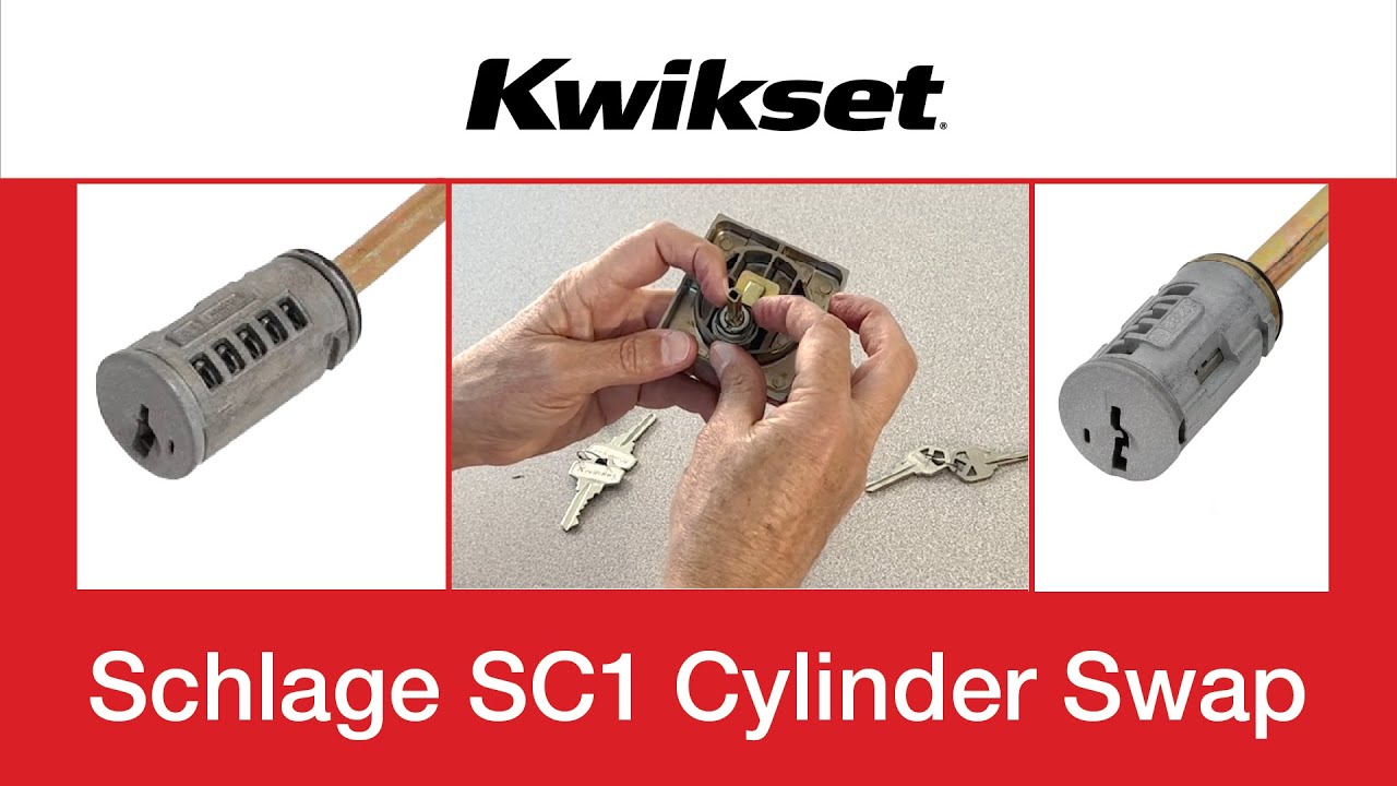 Kwikset - Schlage SC1 Cylinder Swap Instructions