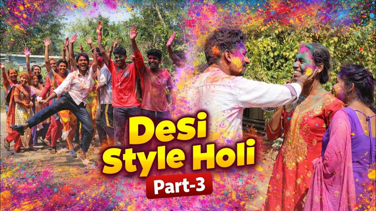 Village Holi Celebration | Desi Style Holi !Nilakamberu holi part 3#holivlog #dailyvlog #hostellife 