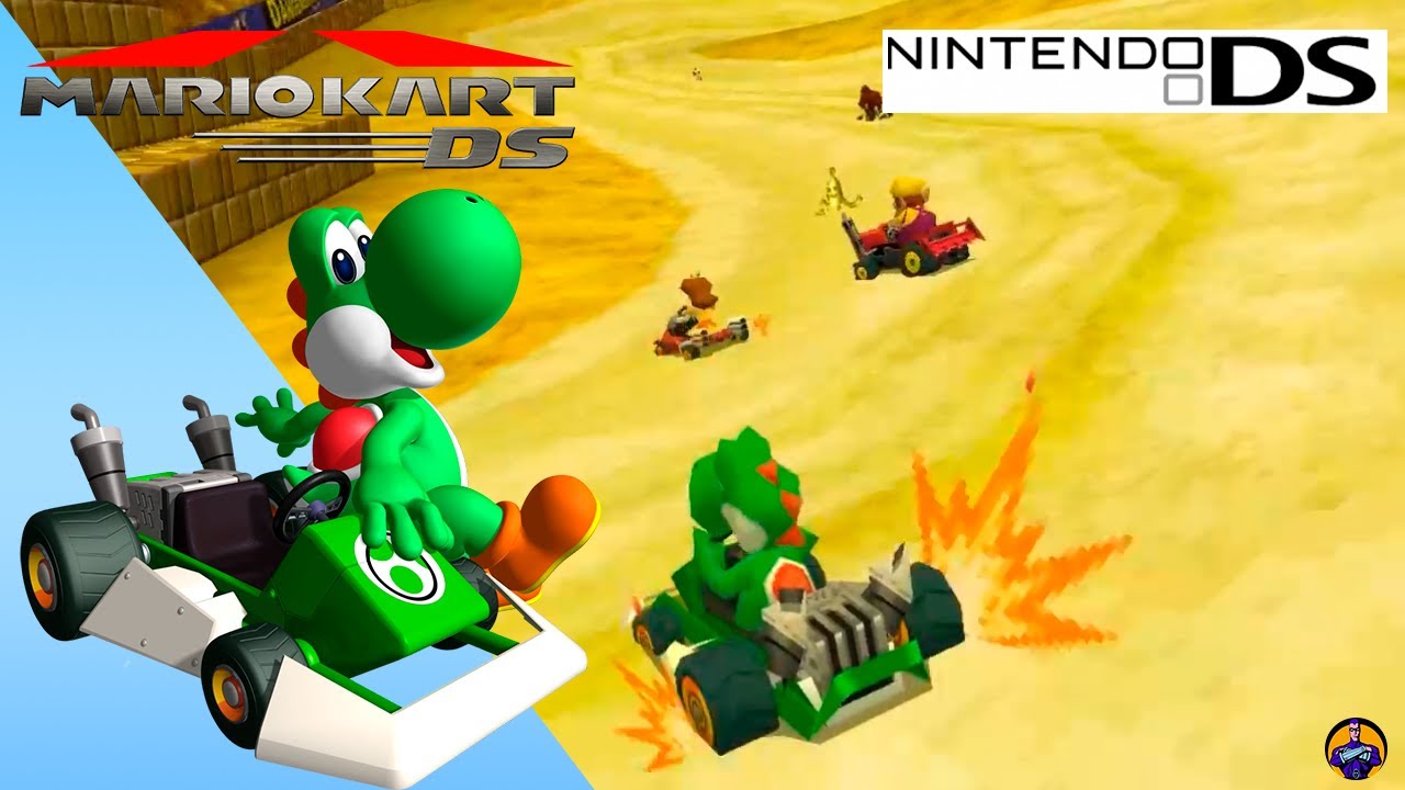 Mario Kart DS - Yoshi (Nintendo DS - 2005) 100CC - Completo - Longplay