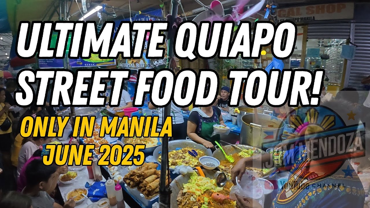 [4K] PHILIPPINES STREET FOOD TOUR IN QUIAPO | Hidden Gems & Must-Try Eats in Manila!