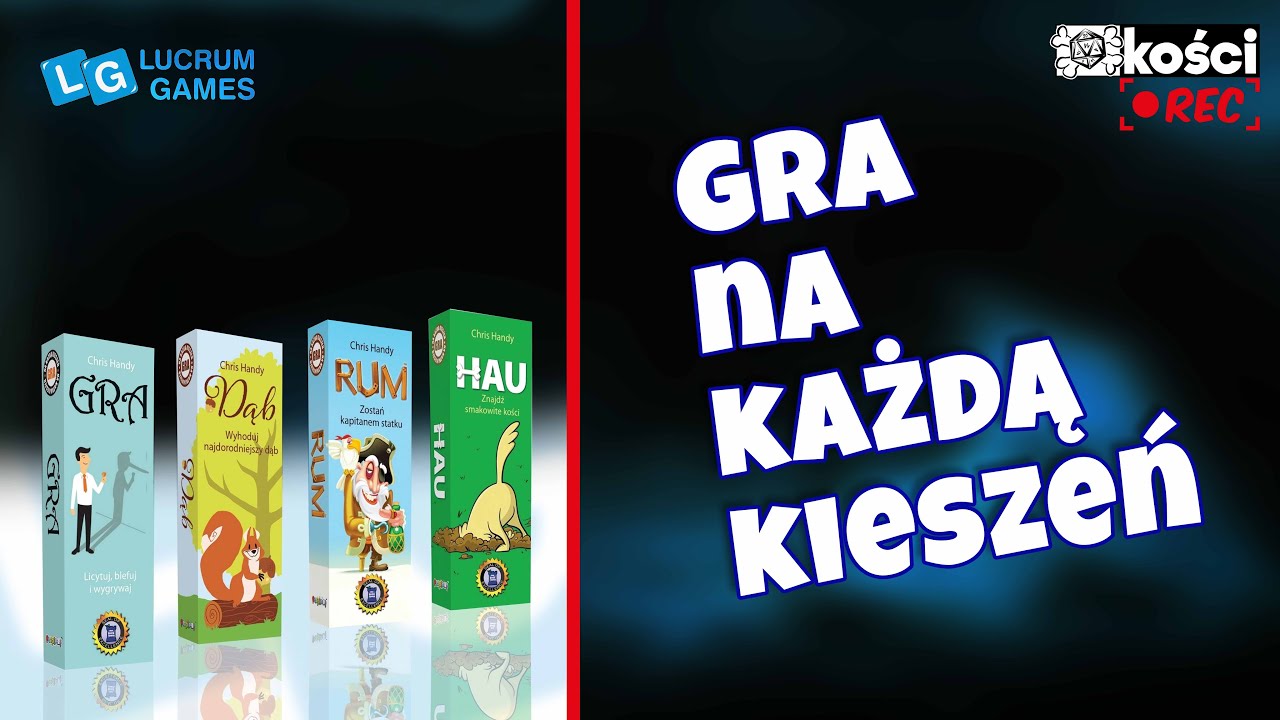 Kości Rec - Gra na każdą kieszeń! Czyli nowa seria od Lucrum Games