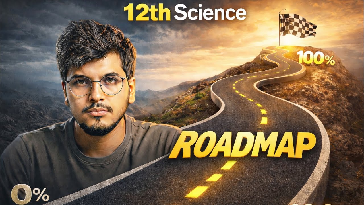 12th Science G.O.A.T💀 Roadmap 2026 | 0% to 100% Strategy | Board Exam Final Plan