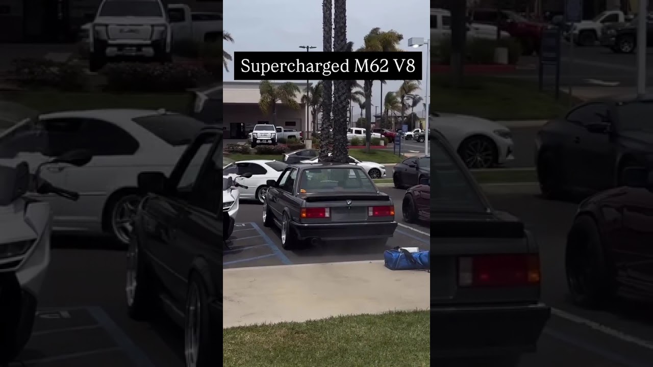 BMW E30 Supercharged M62 V8 swap ***SUPERCHARHER NOISES***