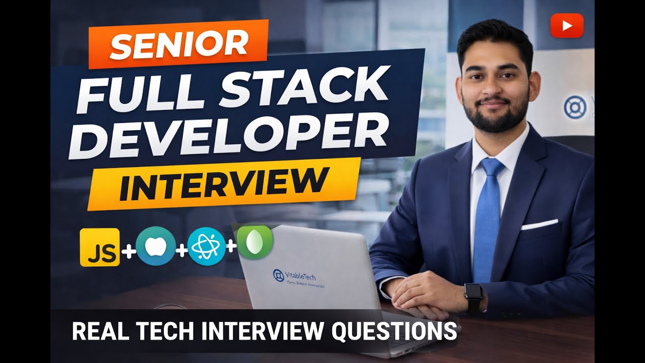 Senior Full Stack Developer Interview (Node.js, JavaScript, React, MongoDB) | Real Tech Interview